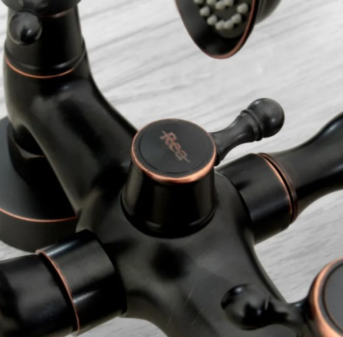 Смеситель для ванны Rea Retro Old Black B0224