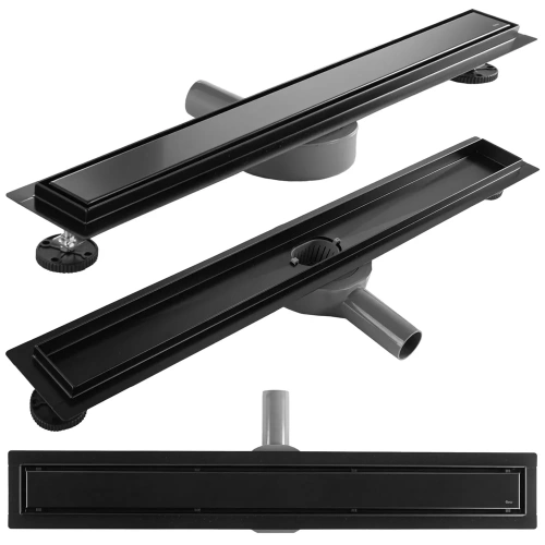 Душевой трап Rea Neox Pro black 700 G7802