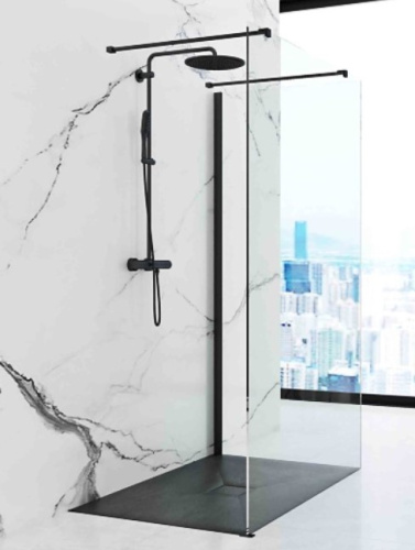 Душевой поддон Rea Black Stone 80x120 K9602