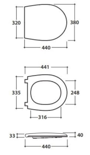 Сиденье с системой soft close Globo Bowl plus BPR20BI