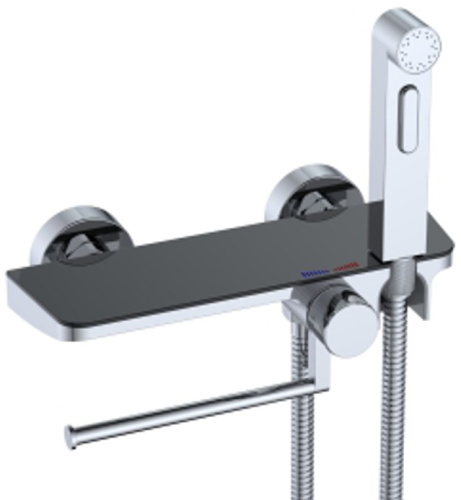 Гигиенический душ CeramaLux LT9505 черный матовый