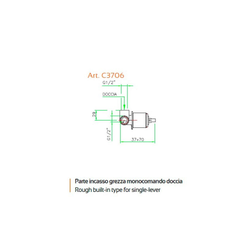 Смеситель для душа Nicolazzi C3706