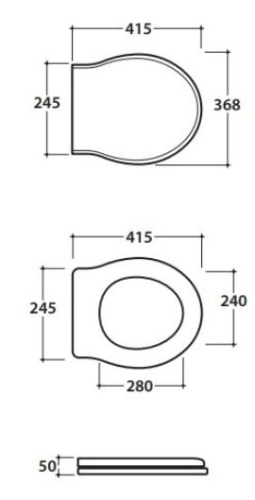 Сиденье с системой soft close Globo Paestum PS22RB