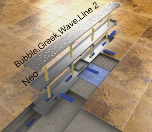 Трап для душа Rea Neo&Pure 500 N G0090