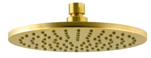Верхний душ с шарнирным соединением 20 см Remer 359MM20BGX, золото брашированное