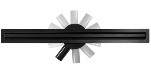 Трап для душа Calani Eco360 slim 80 Black CAL-G0027