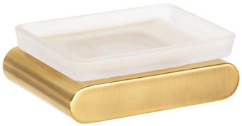 Мыльница Remer Lounge LN10BG, золото брашированное