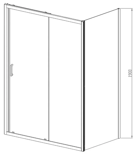 Душевой уголок Vincea Alpha VSR-3AL9011CLGM