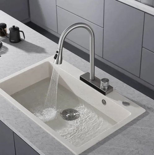 Смеситель для мойки Rea Conor nikiel matt B6313