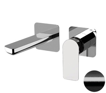 Смеситель для раковины Remer Infinity I15PCFP, черный брашированный хром