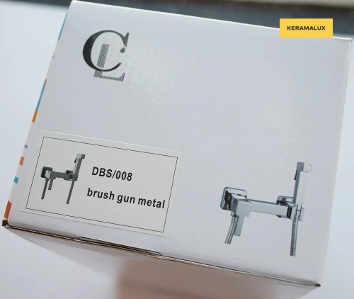 Гигиенический душ CeramaLux DBS/008 вороненая сталь