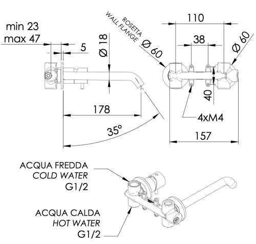 Смеситель для раковины Daniel Tokyo TK632PL15