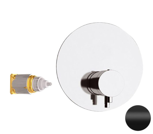 Смеситель для душа Remer Elegance NT30KBNO, черный матовый