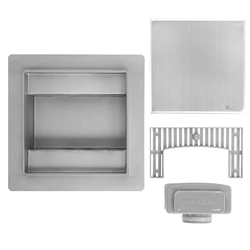 Трап для душа Rea Neo 150x150 nikiel matt G6207