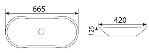 Умывальник CeramaLux 503