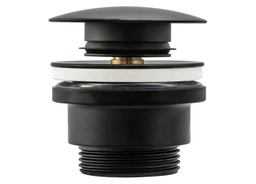 Донный клапан для раковины Rea Black A5216 универсальный