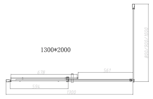 Душевой уголок Vincea Dice VSR-4D1013CL