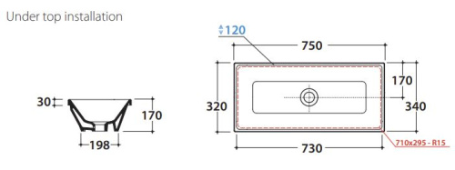 Умывальник Globo STOCKHOLM FO075BI