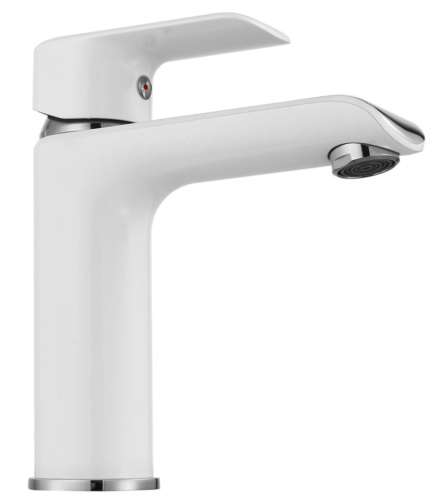 Смеситель для умывальника Rea Bloom White Chrome B9915