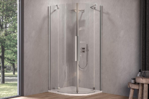 Душевой уголок Kolpa-San Polaris R 100 silver brill transparent 515380