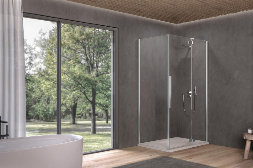 Душевая дверь Kolpa-San Polaris D 100-R silver brill transparent 515460