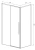 Душевой уголок Vincea Slim-N VSR-4SN8011CGB
