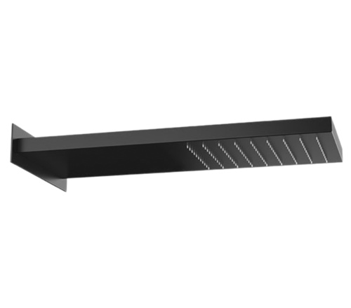Верхний душ настенный 50x20 см Remer 350SSNOX, черный матовый
