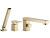 Смеситель для ванны Rea Glen Gold B6631