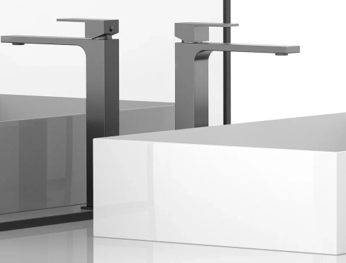 Смеситель для раковины Vincea Cube VBF-1C02GM