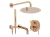 Душевая система Rea Lungo rose gold P6610