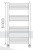 Полотенцесушитель водяной Ukko Астрид П16 500х1000