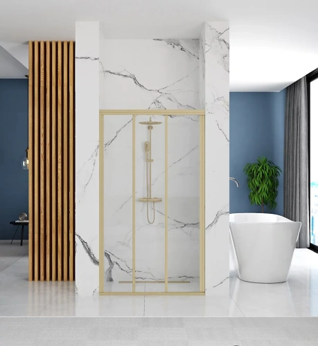 Душевая дверь Rea Alex 100 gold matt K2500