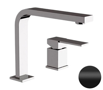 Смеситель для раковины Remer Qubika Q57NO, черный матовый