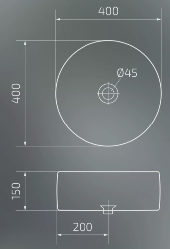Умывальник Gid N9011