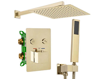 Душевая система Rea Davis Gold P6324