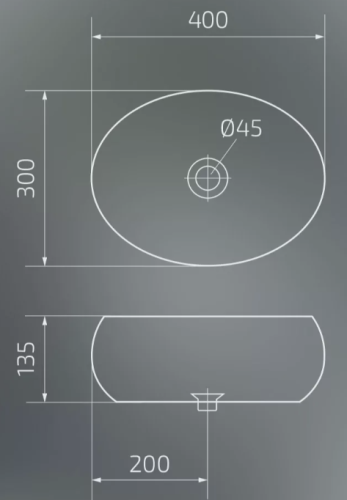 Умывальник Gid Bm9030ds