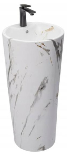 Умывальник Rea Blanka Marble Marmur matt U8704