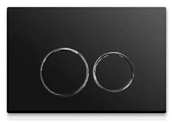 Кнопка смыва CeramaLux DC-012 матовый чёрный