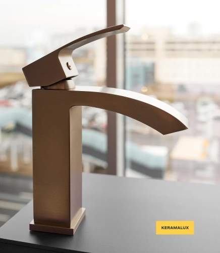 Смеситель для умывальника Vivi Felice 1030 Nichel