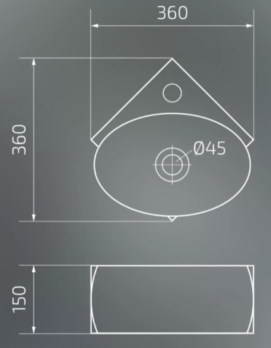 Умывальник Gid N9359
