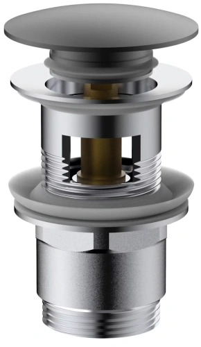 Донный клапан для раковины Vincea DPU-1B01GM с переливом