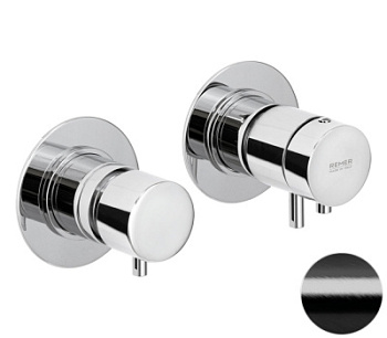 Смеситель для душа Remer X Style XT96CFP, черный брашированный хром