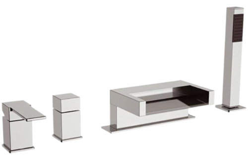 Смеситель для ванны Remer Qubika Cascata QC06