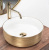 Умывальник Rea Sami White Brush Gold U6630
