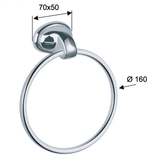 Полотенцедержатель Remer 900 NV44CR