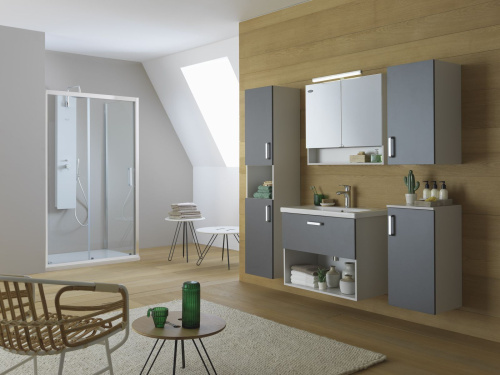 Пенал подвесной Kolpa-san Evelin E 702 37 Gray antracit 574040