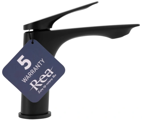 Смеситель для умывальника Rea Avalon black matt B1117
