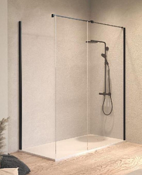 Душевой уголок Kolpa-San Calypso WIN 140x90 black transparent 517680