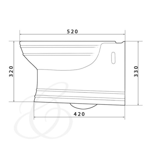 Унитаз подвесной Caprigo Armonia 5803