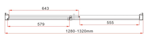 Душевая дверь Vincea Lugano VDS-1L130CL-1